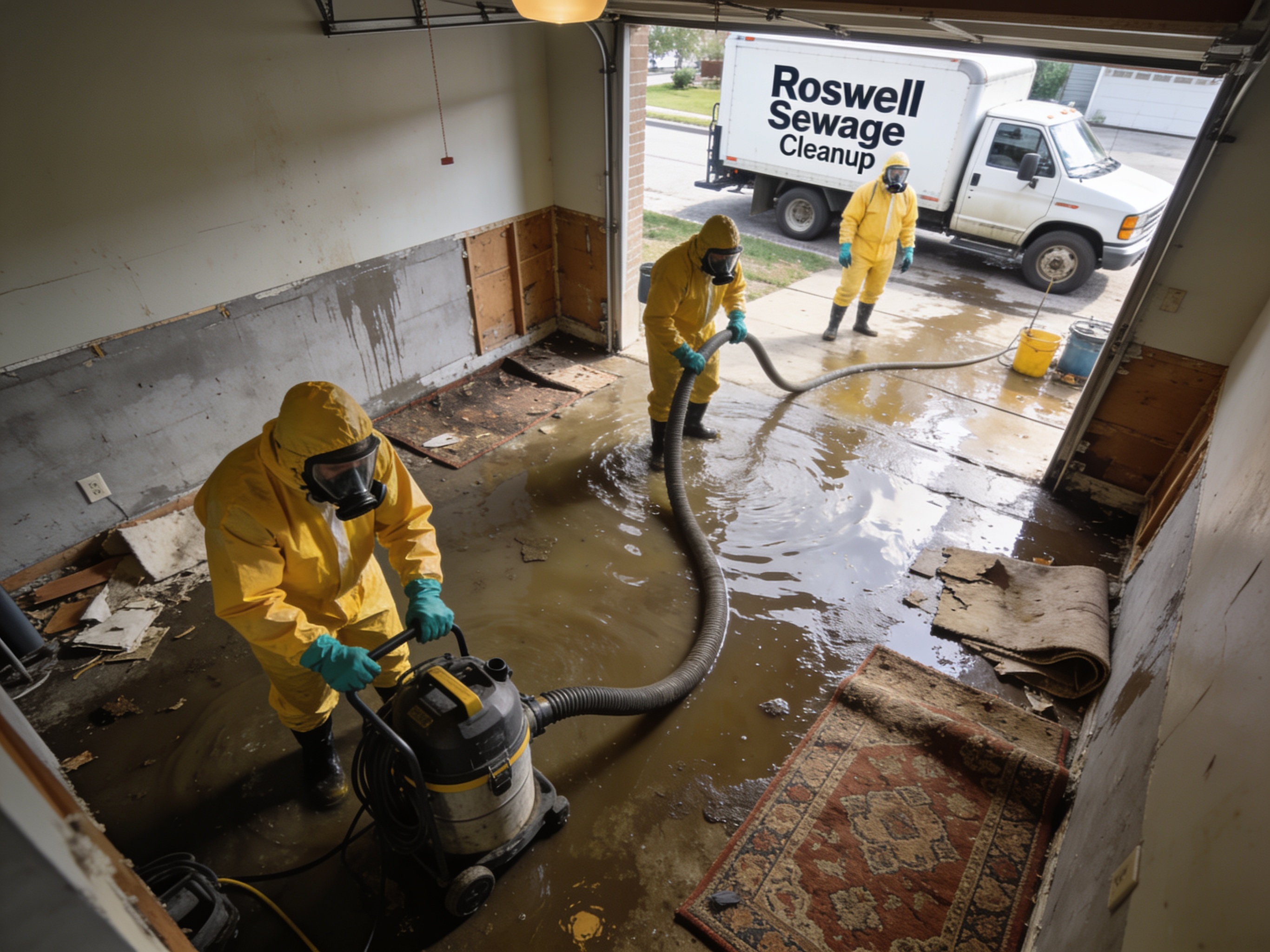 Sewage Backup Cleanup in Northeast Roswell