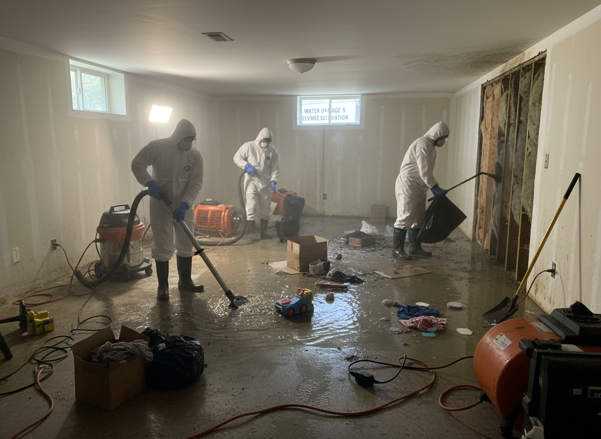 Residential Sewage Backup Cleanup in Roswell, NM